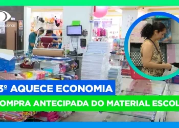 Antecipação das compras do material escolar para economizar