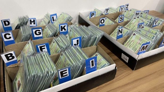Mais de 21 mil Carteiras de Identidade Nacional aguardam retirada nos PACs