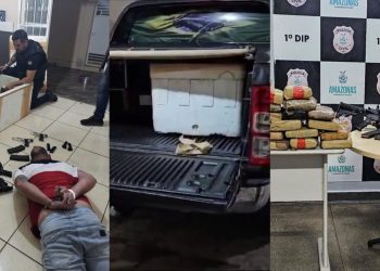 CAC é preso por adquirir armas e transportar drogas para facções no AM