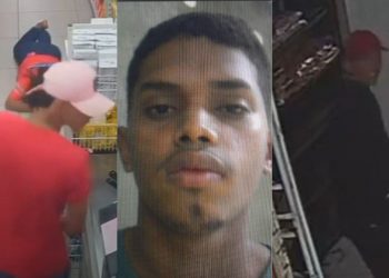 PC-AM divulga imagens de trio envolvido em roubo a comércio na Compensa