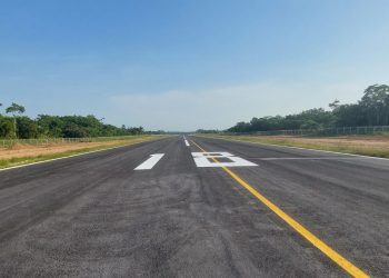 Reforma e ampliação no aeroporto de Fonte Boa alcançam 93% de execução