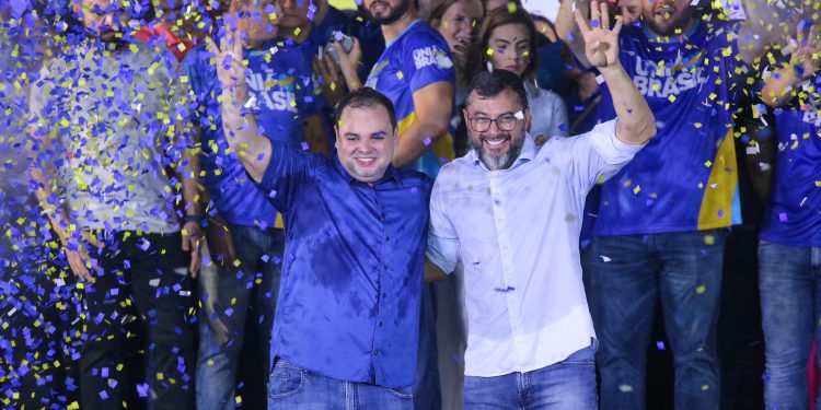 Wilson Lima empossa 50 presidentes municipais do União Brasil no Amazonas