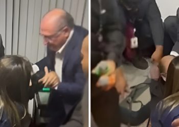 VÍDEO: Geraldo Alckmin socorre jornalista que desmaiou em evento em Manaus