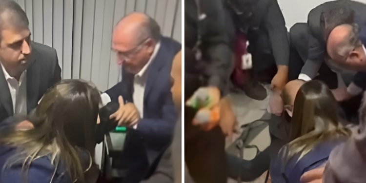 VÍDEO: Geraldo Alckmin socorre jornalista que desmaiou em evento em Manaus