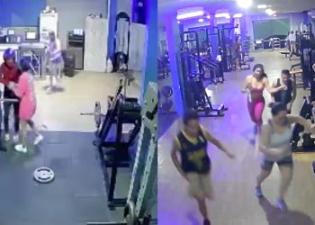 VÍDEO: homens armados invadem academia e assaltam clientes na zona Norte de Manaus