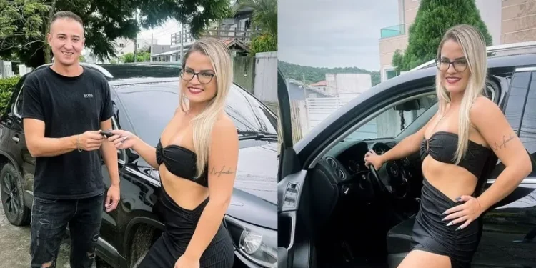 Quem é a influenciadora que ganhou carro zero do marido após sexo com ator pornô