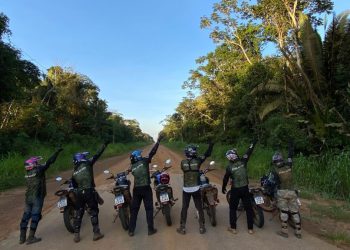 ‘Desafio Amazônico’ testa resistência de motociletas na BR-319