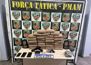 Trio é preso com 40 quilos de maconha no bairro Colônia Terra Nova