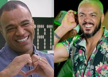 Denílson parabeniza Belo por aniversário: ‘Nunca achei que fosse fazer isso’