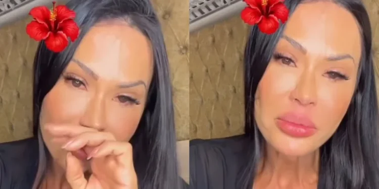Gracyanne chora ao falar de separação: ‘Me arrependo, meu orgulho era grande’