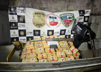 Dupla é presa com 260 kg de drogas no AM; carga é avaliada em R$ 5 milhões