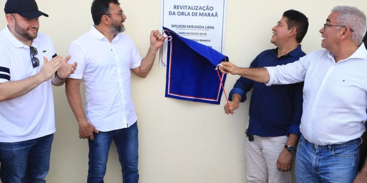 Em Maraã, Wilson Lima entrega orla revitalizada com nova academia ao ar livre e espaços de lazer