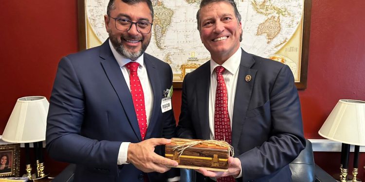 Wilson Lima solicita a congressistas americanos apoio para instalação de consulado dos EUA em Manaus