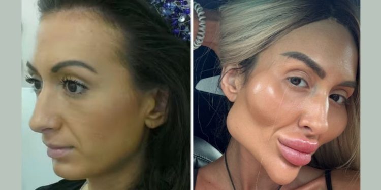 Influencer chama atenção com ‘maiores bochechas do mundo’; veja antes e depois