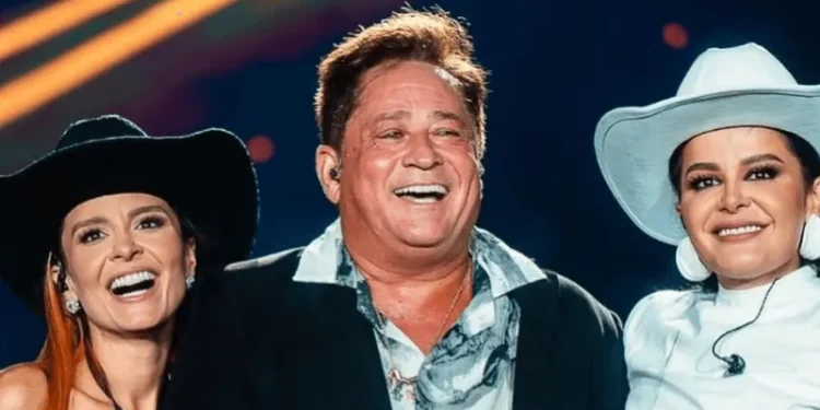 Maraisa beija os pés de Leonardo durante gravação: ‘Eu preciso fazer isso’