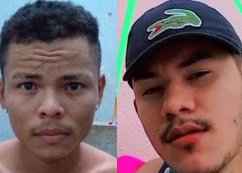Polícia Civil divulga imagens de dupla procurada por roubo a loja de Itacoatiara