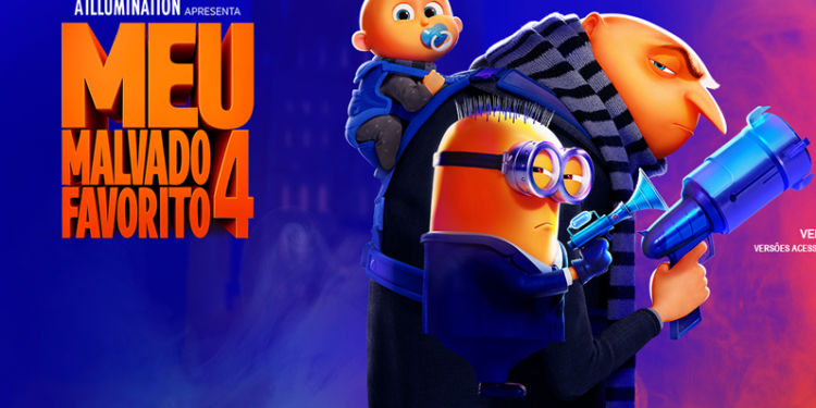 Cinema exibe “Meu Malvado Favorito 4” em sessão adaptada para pessoas com TEA