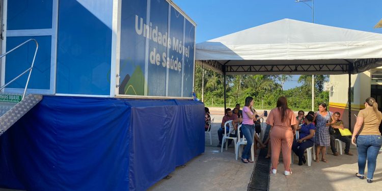 Carreta de Apoio à Saúde do Governo do Amazonas inicia atendimentos em Presidente Figueiredo
