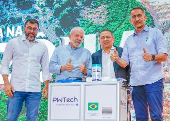 Lula assina termos para obras de trecho da BR-319 e dragagem após solicitação de Wilson Lima