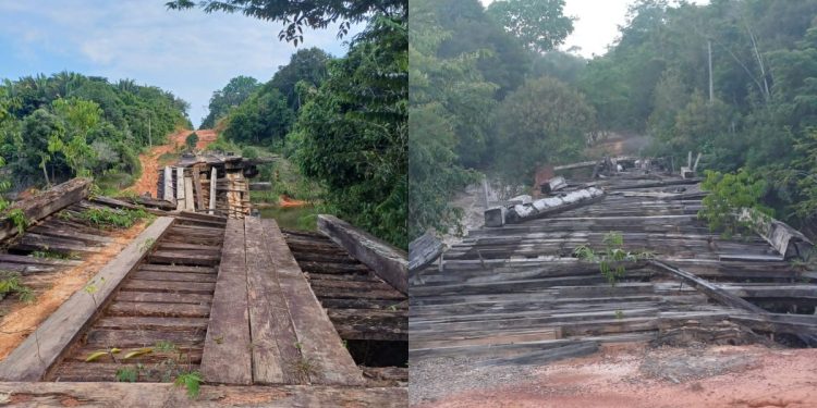 MP-AM solicita informações sobre reforma de pontes caídas que dão acesso a Manicoré
