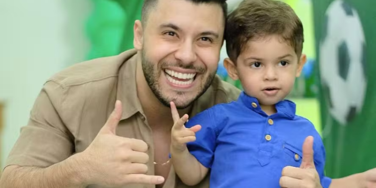 Murilo Huff diz que filho com Marília Mendonça tem ‘dom’ para a música