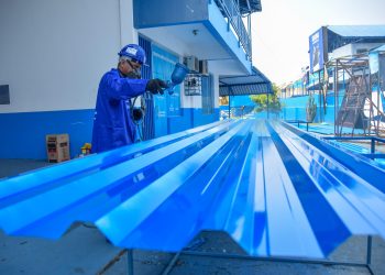 Iniciam as obras de revitalização da Escola de Artes do Boi Caprichoso