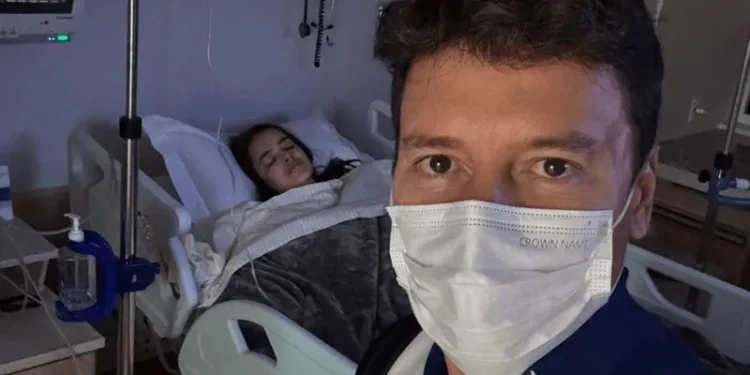 Rodrigo Faro tranquiliza fãs após cirurgia da esposa: ‘Primeira batalha vencida’