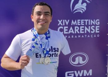 Paratleta amazonense brilha em Meeting de Natação no Ceará