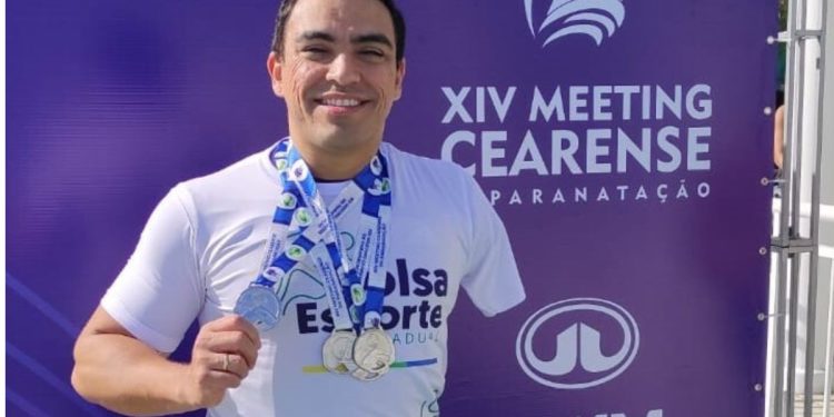 Paratleta amazonense brilha em Meeting de Natação no Ceará