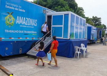 Carretas da Saúde do Governo do Amazonas ampliam atendimento nas zonas leste e sul de Manaus