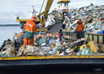Serviço de coleta de lixo atende 82% de domicílios no Amazonas, diz IBGE