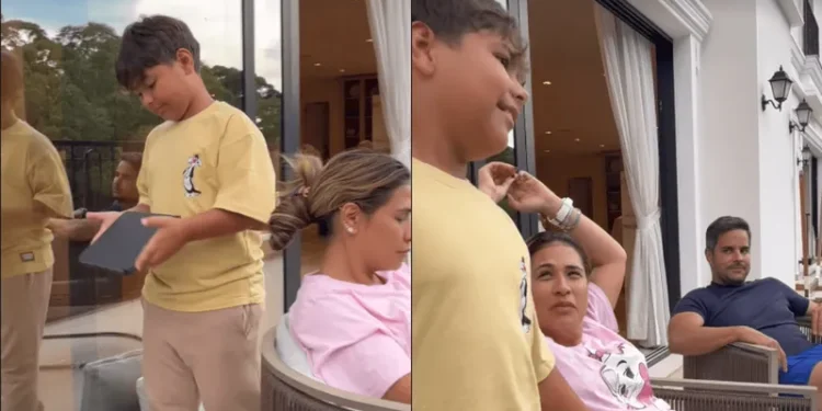 Filho de Simone Mendes vende tablet por R$ 10,5 mil para Carlinhos Maia para recuperar celular