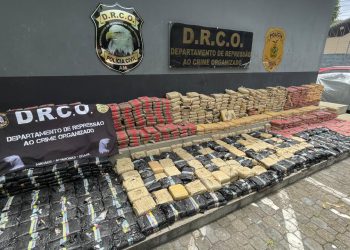PC-AM apreende 1,3 tonelada de skunk, droga estimada em R$ 20 milhões