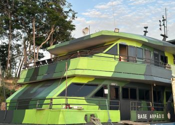 Bases fluviais reforçam o policiamento em comunidades ribeirinhas do Amazonas