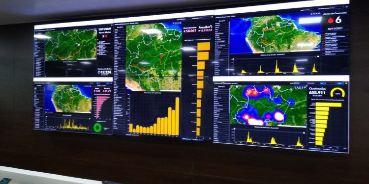 Amazonas registra queda de 85% no desmatamento e focos de calor