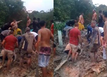 Soterramento na Zona Norte de Manaus deixa um morto e quatro feridos