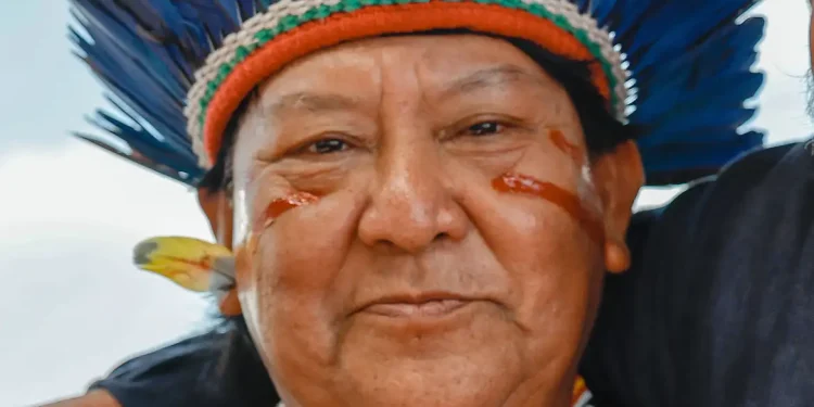 Davi Kopenawa participa de evento na Ufam, em Manaus