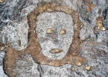 Seca no Amazonas revela esculturas rupestres