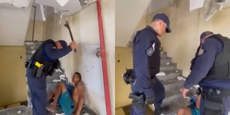 VÍDEO: Guardas municipais são afastados após espancamento de homem em Manaus