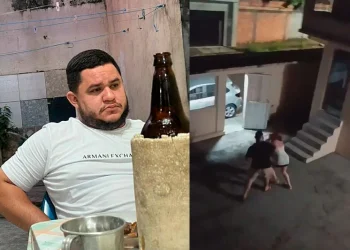 Homem que agrediu mulher com criança no colo é procurado pela PC-AM