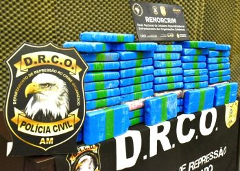 PC-AM prende nigeriano com aproximadamente 60 quilos de cocaína avaliados em cerca de R$ 5 milhões