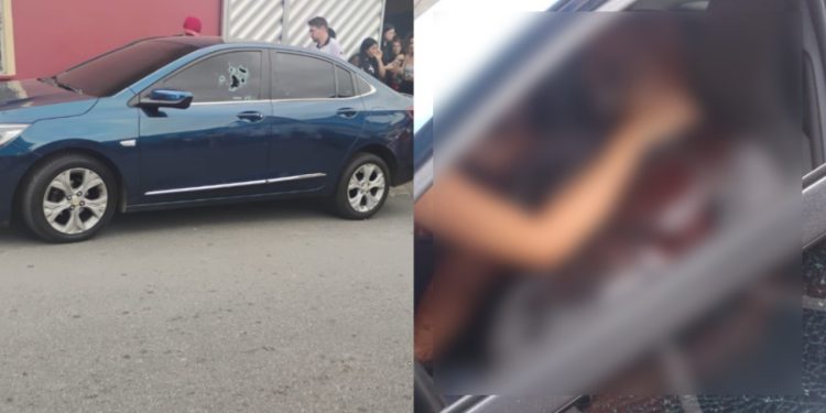 homem é executado a tiros no próprio carro no bairro Compensa
