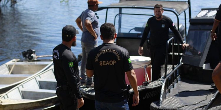Polícia no Rio Negro