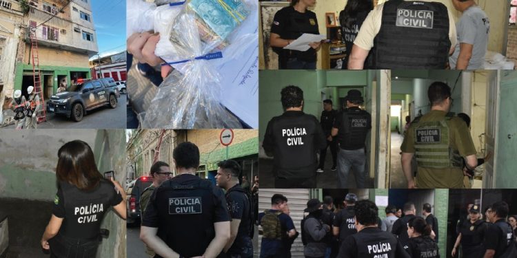 Operação Caminhos Seguros: Polícia Civil desarticula ponto de exploração sexual de crianças e adolescentes e tráfico de drogas no Centro de Manaus