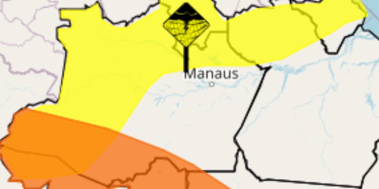 Municípios do AM entram em alerta laranja para baixa temperatura (Foto: Reprodução/ Inmet)