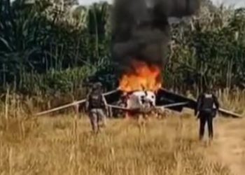 VÍDEO: aeronave carregava mais de 300 quilos de cocaína no Amazonas