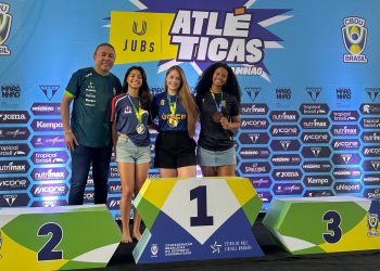Nadadora amazonense fatura pódio triplo no JUBs Atléticas 2025