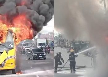 Amarelinho é consumido por fogo em Manaus