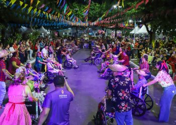 Prefeitura realiza festa junina ‘Respeito Não Tem Idade’ em alusão ao ‘Junho Violeta’