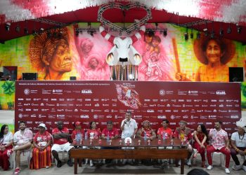 Festival de Parintins 2025: Boi Garantido destaca resistência e identidade popular em projeto de arena